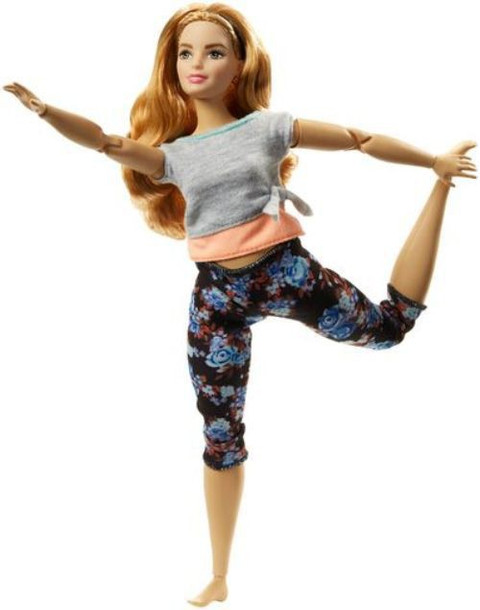 BARBIE Made to Move Doll Curvy with Auburn Hair Made to Move - Main Image