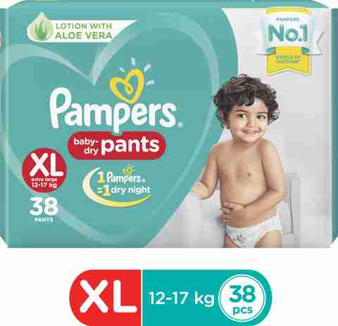 Pampers Baby-Dry Pants Diaper - XL - Buy 38 Pampers Pant Diapers