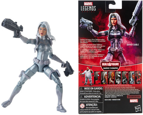 MARVEL Spider-Man Legends Series 6-inch Marvel’s Silver Sable