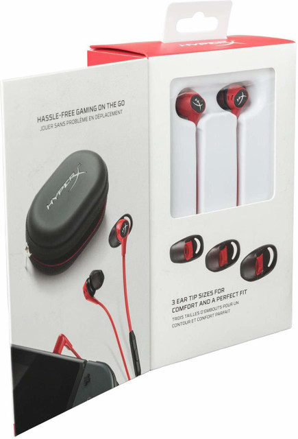 HyperX Cloud Earbud for Nintendo Switch and Mobile Gaming (HX