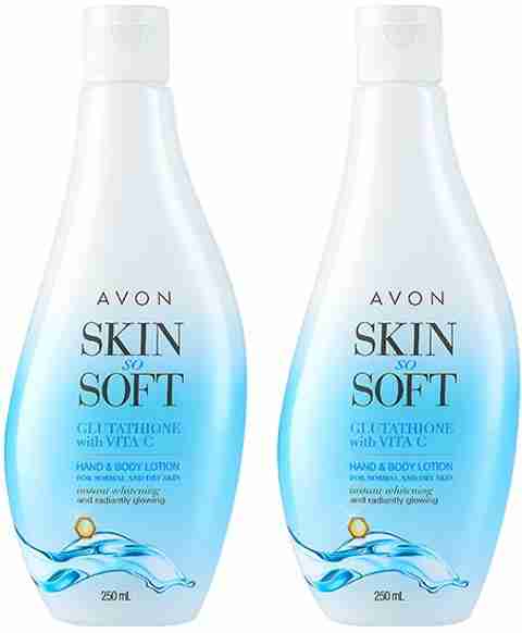 avon lotion glutathione AVON Skin So Soft Ultra Glutathione Hand & Body Lotion (set of 2 of 250 ml  each)