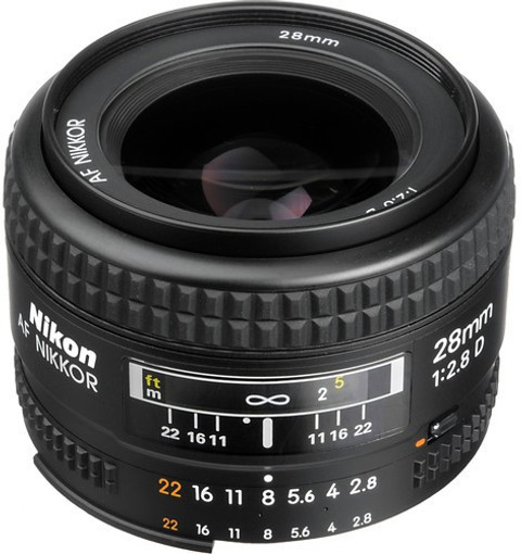 NIKON AF Nikkor 28mm f/2.8D Wide-angle Prime Lens - NIKON