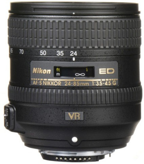 NIKON AF-S Nikkor 24-85mm f/3.5-4.5G ED VR Telephoto Zoom