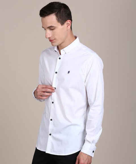 French Connection Men Solid Casual White Shirt Buy French