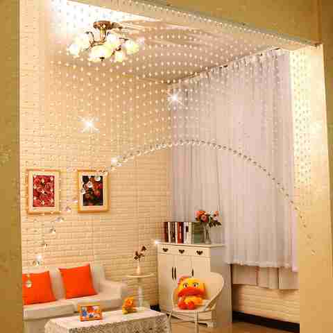 D4P 30 String Crystal Bead Hanging Curtain Acrylic Crystal Bead