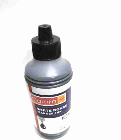 Camlin White Board Marker ink black Pack of 100 ml Marker Refill