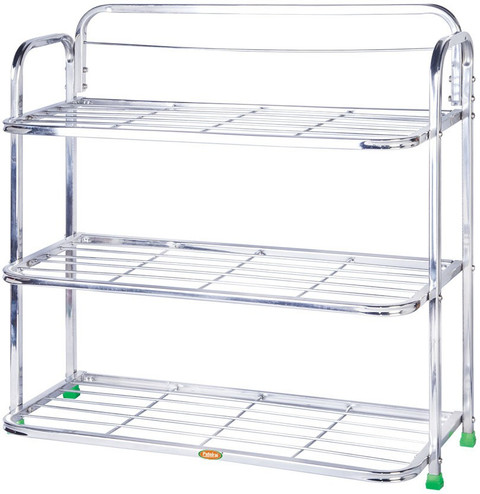 Patelraj Pure Stainless Steel Shoe Stand And Multipurpose Stand