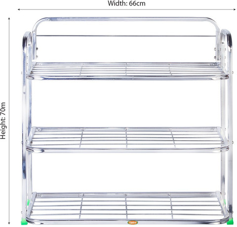 Patelraj Pure Stainless Steel Shoe Stand And Multipurpose Stand