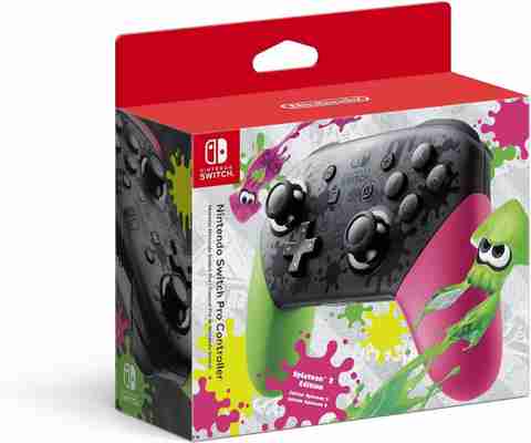NINTENDO Switch Pro controller splatoon special edition