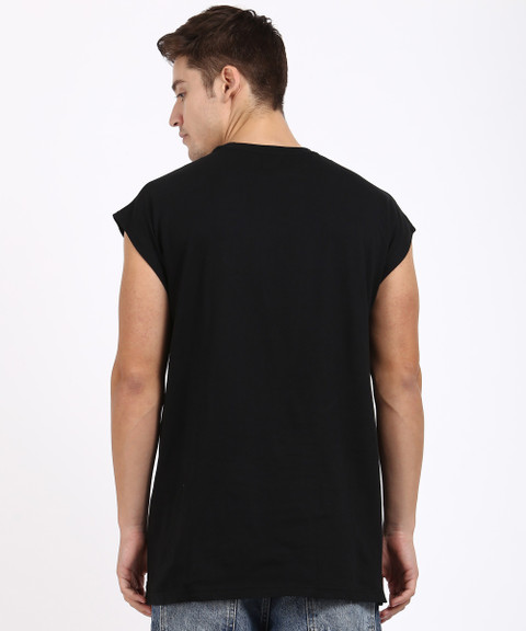 SKULT by Shahid Kapoor Solid Men Round Neck Black T-Shirt Buy