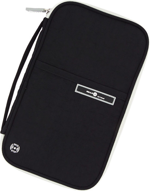 Gear-R RFID Passport Wallet passports for Large Family Black