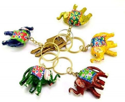 MKINDIACRAFT Elephant Keychain 102 Key Chain Price in India Buy