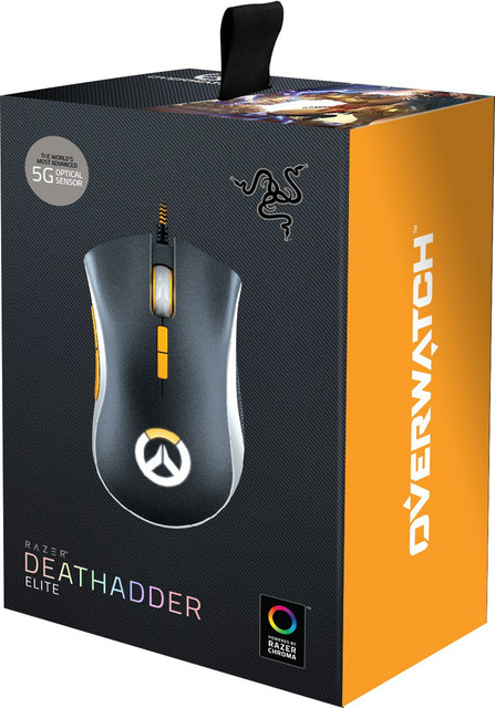 Razer Overwatch DeathAdder Chroma Wired Ambidextrous Optical