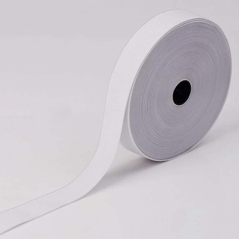 TRUSTMART 1-inch White Elastic for Tailoring and Sewing Meters