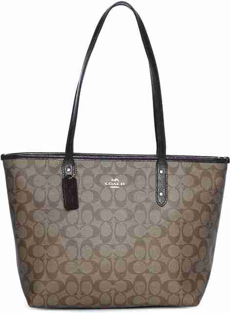 Buy COACH Women Brown Shoulder Bag Khaki Online Best Price in
