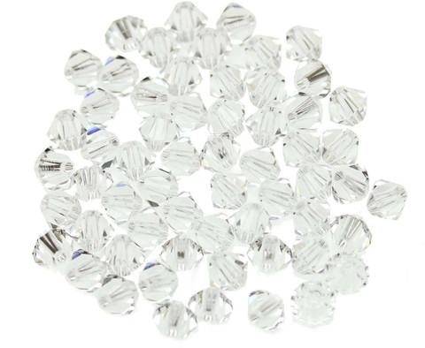Kwizy Jewellery Making Crystal Beads 150 Pieces White Color
