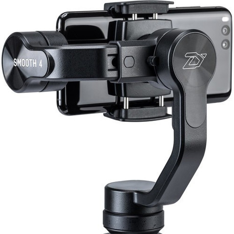 Zhiyun Smooth-4 Black) Axis Gimbal for Mobile, Camera Price in