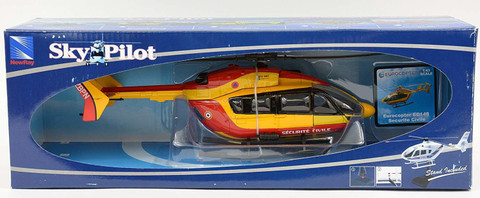 Camion De Pompiers + Hélicoptère NewRay 1/43 - Modèle 19915C - Neuf - Jouet Collection