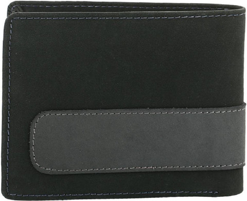 Fastrack Men Blue Genuine Leather Wallet Navy Blue Price in