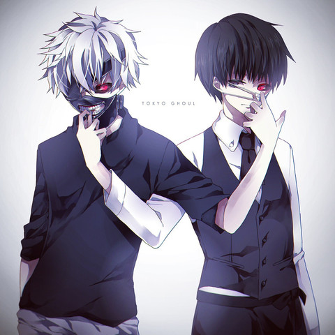 Anime tokyo ghoul kaneki ken Wall Poster Paper Print POSTER LARGE Print on  36x24 INCHES Fine Art Print - Main Image