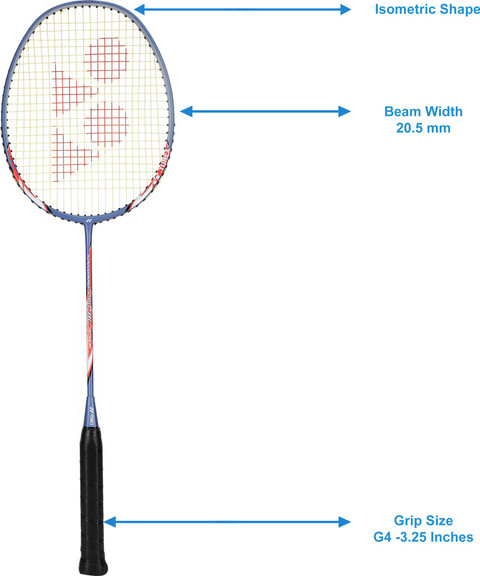 Yonex Nanoray Light 8i Strung Badminton Racquet (Weight: 77 g