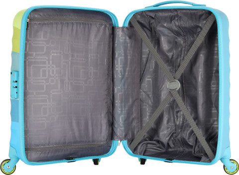 AMERICAN TOURISTER Player Spinner 55cm Blue Expandable Cabin Suitcase  Wheels 22 inch