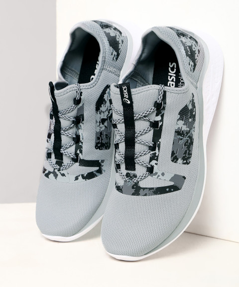 Asics fuzeTORA Running Shoes For Men Buy MID GREY/WHITE Color