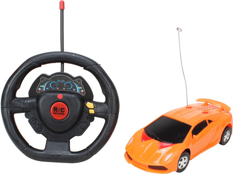 kdsn Steering Wheel Controlled Remote Car For Kids (Orange)