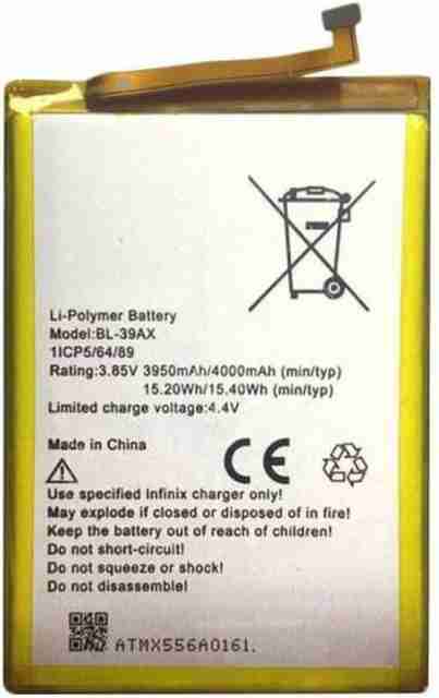 FULL CELL Mobile Battery For Infinix Hot Hot Pro X557 X5511b  X556 X5511 BL39AX BL-39AX