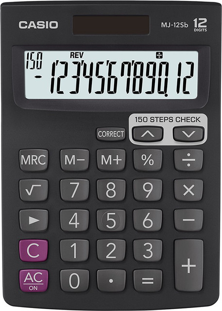 CASIO MJ-12SB Desktop C C Basic Calculator