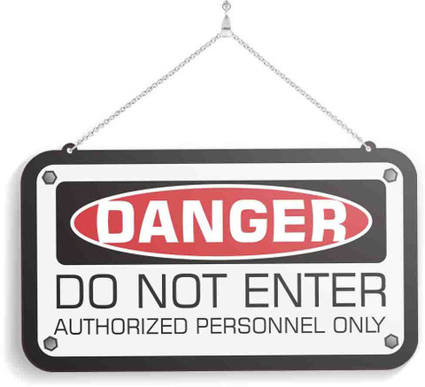 100yellow Wooden DANGER Name Plate Price in India - Buy 100yellow