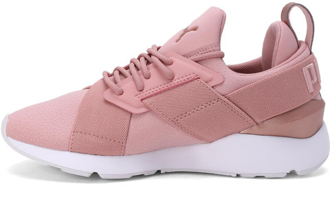Puma Womens Puma Satin Muse Pink PUMA Muse Perf Wn S Sneakers For