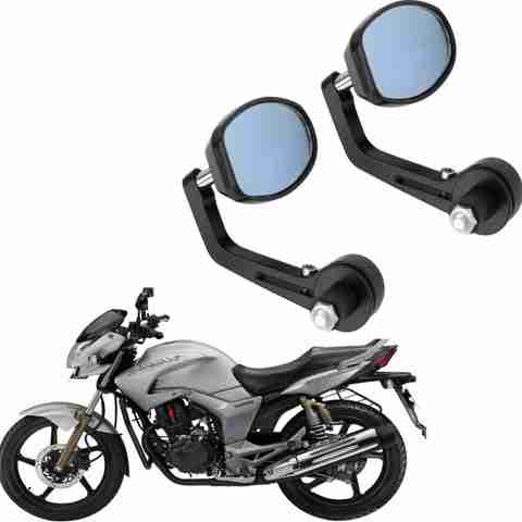 NRS Manual Rear View Mirror, Dual Mirror, Driver Side For Hero Hunk