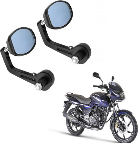 BRPEARl Manual Rear View Mirror, Dual Mirror, Driver Side For Bajaj Pulsar  150 DTS-i