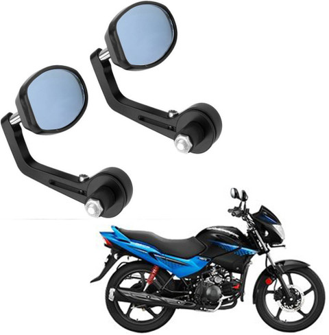 RK BEAUTY Manual Rear View Mirror, Driver Side For Hero Glamour