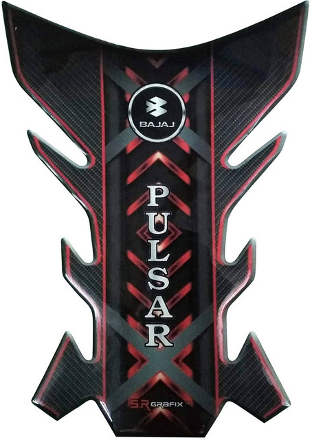 BAJAJ Pulsar tank brown Bike Tank Pad