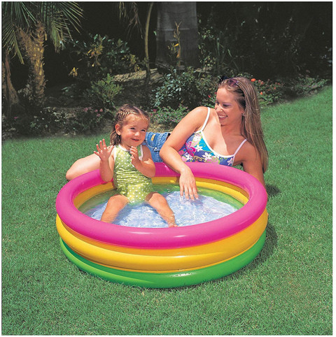 FERONS Colorful Ring ft Baby Bath Tub Water pool Bath Tub for kids