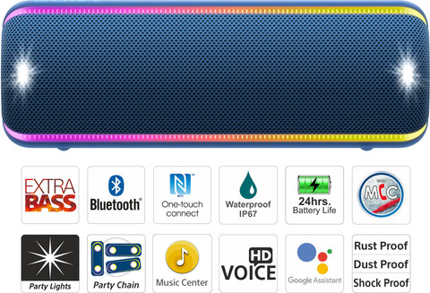 Buy SONY SRS-XB32 Bluetooth Speaker Online from