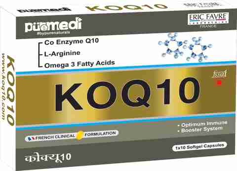 Eric Favre KOQ10 Ubiquinol With Co Enzyme Q10 IMP - 1x10 Strip Price in  India - Buy Eric Favre KOQ10 Ubiquinol With Co Enzyme Q10 IMP