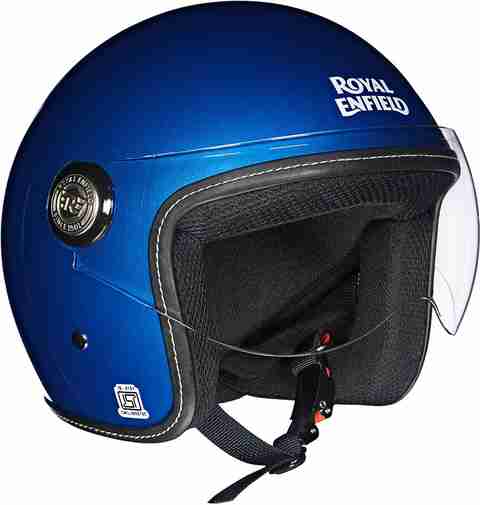 ROYAL ENFIELD BOBBER HELMET (OF) BLUE XL 620MM Motorbike Helmet