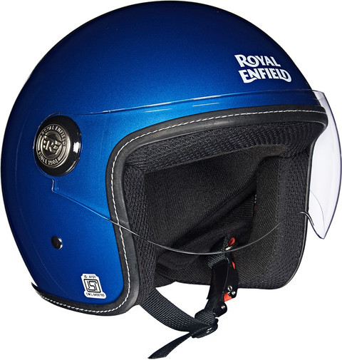 ROYAL ENFIELD BOBBER HELMET (OF) BLUE XL 620MM Motorbike Helmet