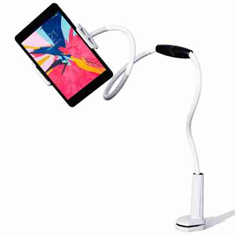 ELV Gooseneck Cell Phone Holder, Clamp Universal Lazy Mount Clip