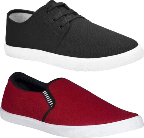 SKYMORE Men Combo Pack of Casual Shoes Canvas Shoes For Men - Main Image
