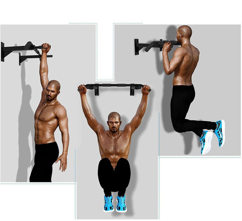 Fit World HIGH QUALITY Chin Up Bar Pull Up Bar Wall Mounted BAR