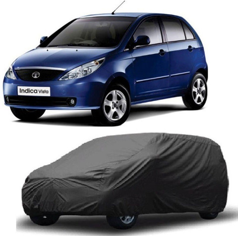 SHT Car Cover For Tata Indica Vista (Without Mirror Pockets)