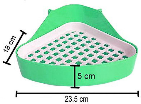 Sage Square Jumbo Size Litter Tray Cum Potty Training with Scoop
