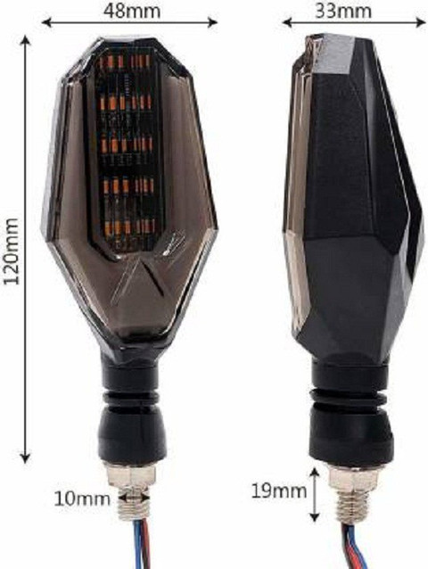 PRTEK Front, Side LED Indicator Light for Hero Passion Pro Price