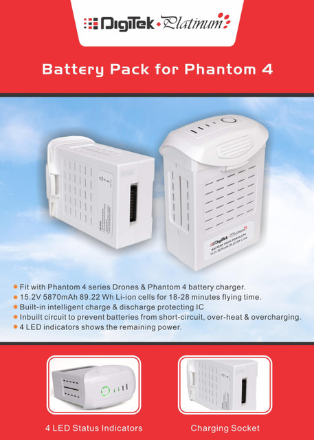 DIGITEK DJI Phantom Battery DIGITEK