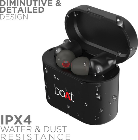 boAt 401 True Wireless Earbuds with IPX4 In-built Mic Bluetooth