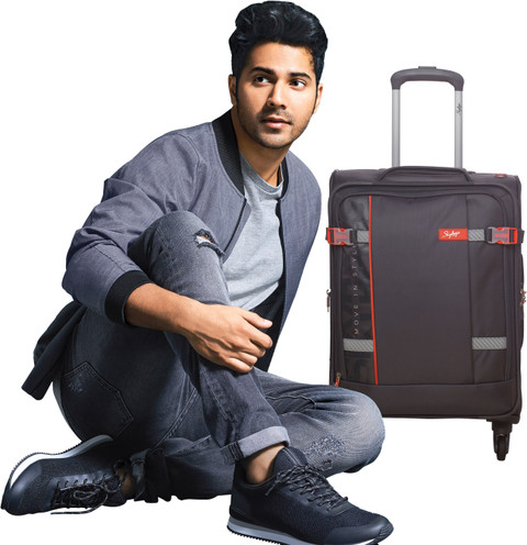 SKYBAGS SNAZZY 4W EXP STROLLY (H) 81 STEEL GREY Check-in Suitcase